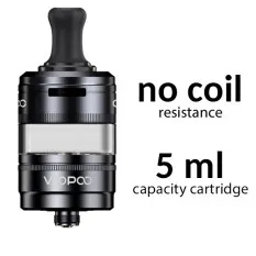 Фото - Voopoo PnP X Pod Tank MTL Black