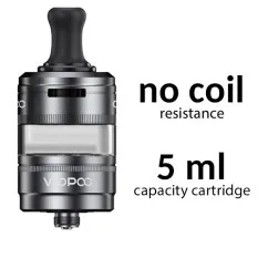 Фото - Voopoo PnP X Pod Tank MTL Gunmetal
