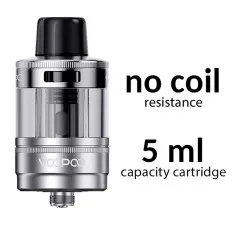 Фото - Voopoo PnP X Pod Tank DTL Silver