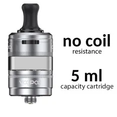 Фото - Voopoo PnP X Pod Tank MTL Silver