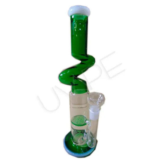 Фото - Бонг скляний GB5123 Glass Waterpipe with "Z-Kink"