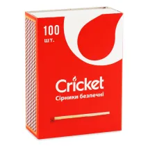 Фото - Сірники Cricket 100 шт