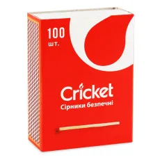 Фото - Сірники Cricket 100 шт