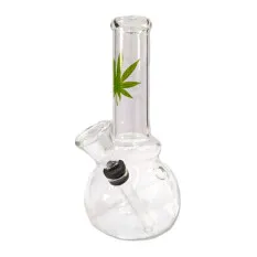 Фото - MLGB44 Glass Leaf Mini Waterpipe
