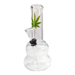 MLGB45 Glass Leaf Mini Waterpipe