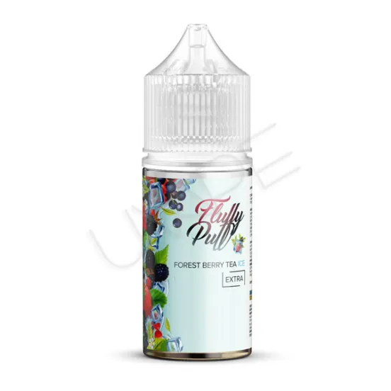 Фото - Ароматизатор Fluffy Puff Salt Forest Berry Tea Ice 30 мл (со вкусом чая с лесными ягодами и холодком)