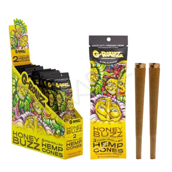 Фото - Конус G-ROLLZ - 2x Honey Flavored Pre-Rolled Hemp Cones