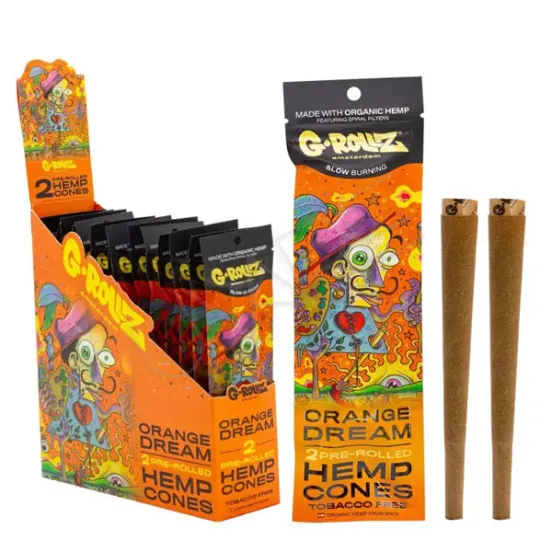 Фото - Конус G-ROLLZ - 2x Orange Flavored Pre-Rolled Hemp Cones