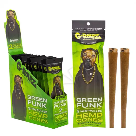 Фото - Конус G-ROLLZ - 2x Grape Flavored Pre-Rolled Hemp Cones