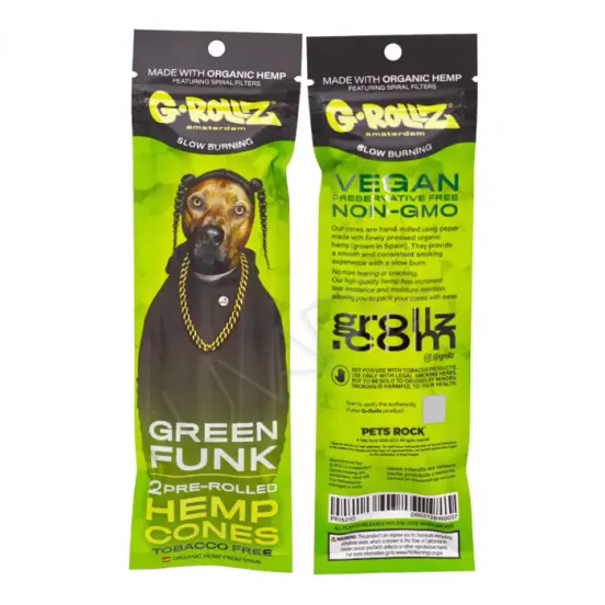 Фото - Конус G-ROLLZ - 2x Grape Flavored Pre-Rolled Hemp Cones