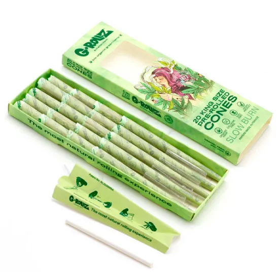 Фото - Конус G.ROLLZ Pre-Rolled Kingsize Green Hemp Cones "Colossal Dream"