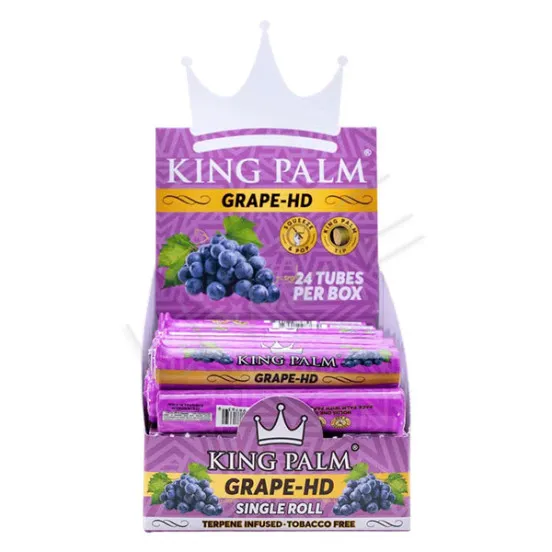 Фото - Ароматический конус King Palm Flavoured Rolls Mini Grape