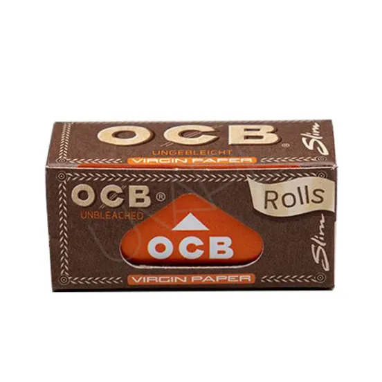 Фото - Бумага для самокруток OCB - Brown Unbleached Slim Rolls