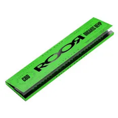 Фото - ROOR - ORGANIC CBD Kingsize Slim Papers (GREEN)