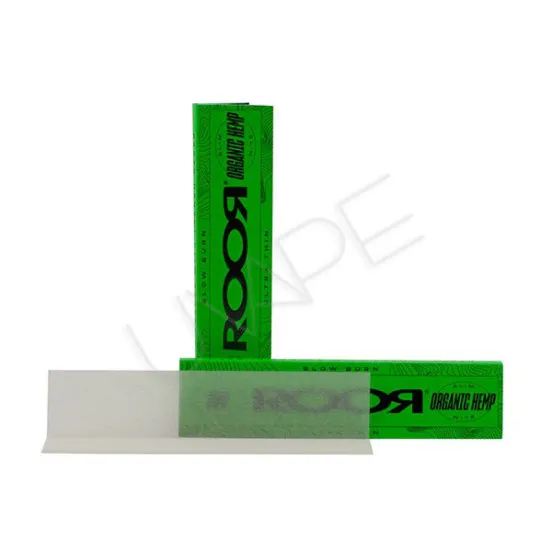 Фото - Бумага для самокруток ROOR - ORGANIC CBD Kingsize Slim Papers (GREEN)
