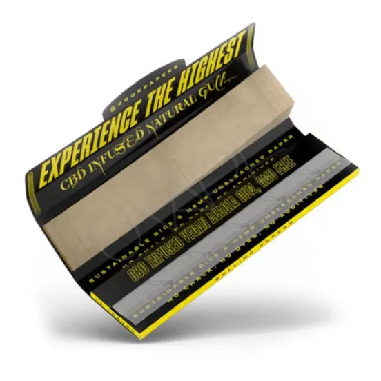 Фото - Папір для самокруток ROOR - RICE CBD Kingsize Connoisseur (YELLOW)