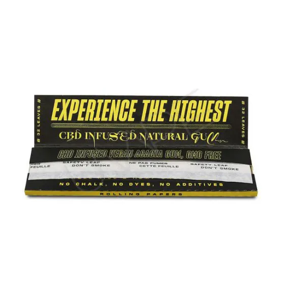 Фото - Бумага для самокруток ROOR - RICE CBD Kingsize Slim Papers (YELLOW)