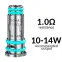 Фото - VooPoo ITO-M2 Coil 1.0 Ом Випаровувач