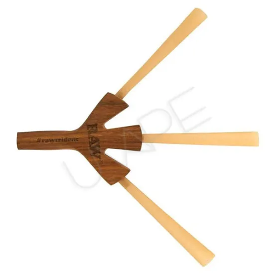 Фото - Мундштук RAW - TRIDENT Triple Wooden Cigarette Holder