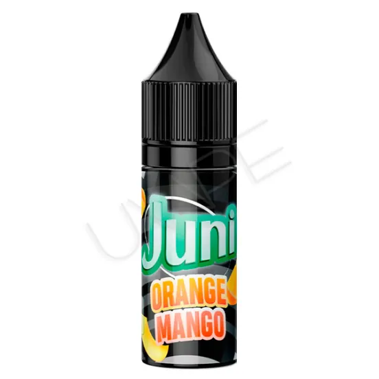 Фото - Ароматизатор Juni Silver Ice Orange Mango 15 мл (со вкусом апельсина и манго с холодком)