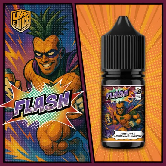 Фото - Ароматизатор Super Heroes Pineapple Lightning Energy 30 мл (со вкусом ананасового энергетика)