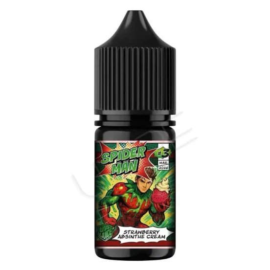 Фото - Ароматизатор Super Heroes Strawberry Absinthe Cream 30 мл (со вкусом клубники с абсентом, драгонфрутом и сливками)