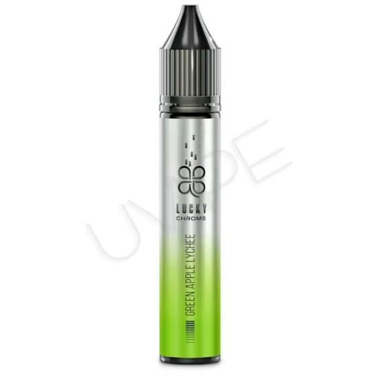 Фото - Liquid Lab Lucky Chrome: Green Apple Lychee 30 мл (со вкусом зеленого яблока и ягод личи)
