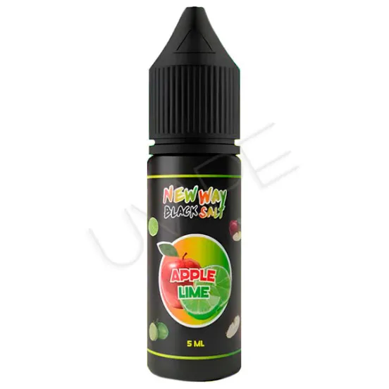 Фото - Ароматизатор New Way Black: Apple Lime 15 мл (со вкусом яблока и лайма)