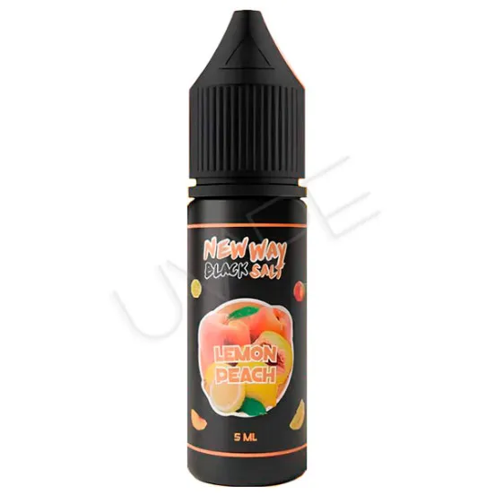 Фото - Ароматизатор New Way Black: Lemon Peach 15 мл (со вкусом лимона и персика)