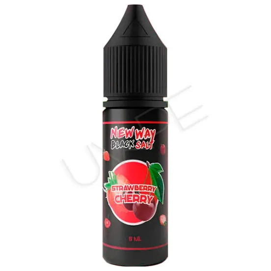 Фото - Ароматизатор New Way Black: Strawberry Cherry 15 мл (со вкусом клубники и вишни)
