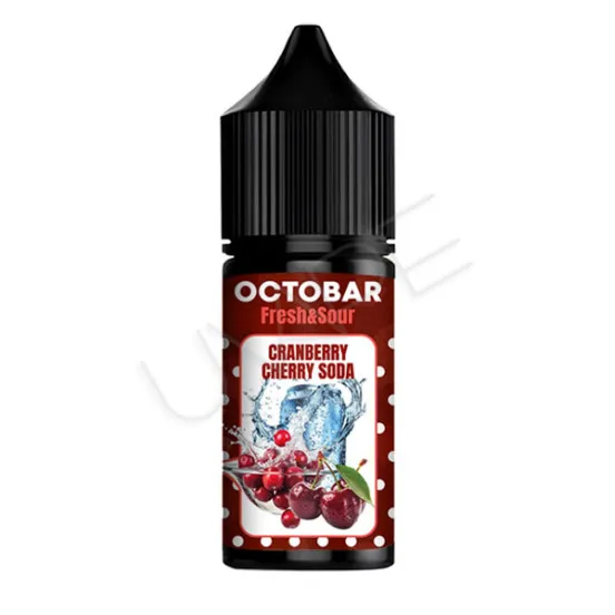 Фото - Ароматизатор Octobar Fresh Sour: Cranberry Cherry Soda 30 мл (со вкусом клюквы, вишни и содовой)