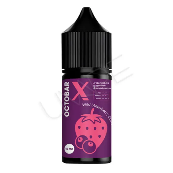 Фото - Ароматизатор Octobar X: Wild Strawberry Currant 30 мл (со вкусом земляники и смородины)