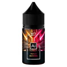 Фото - Ароматизатор WES AI: Peach Berries 30 мл (со вкусом персика с ягодным миксом)