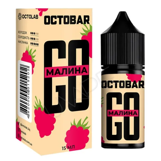 Фото - Ароматизатор Octobar GO: Малина 30 мл