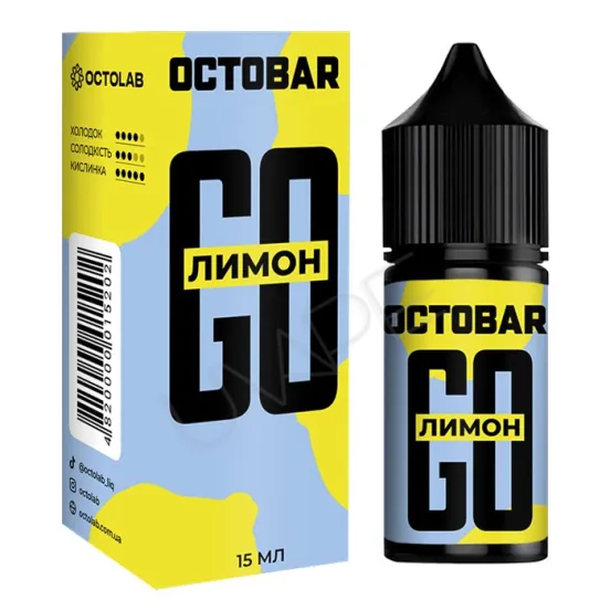 Фото - Ароматизатор Octobar GO: Лимон 30 мл
