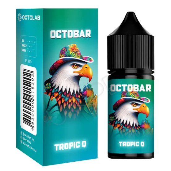 Фото - Ароматизатор Octobar NFT Tropic Q 30 мл (со вкусом ананаса, манго, персика)