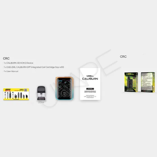 Фото - POD-система Uwell Caliburn G5 KoKo 1600 мАг Midnight Blue