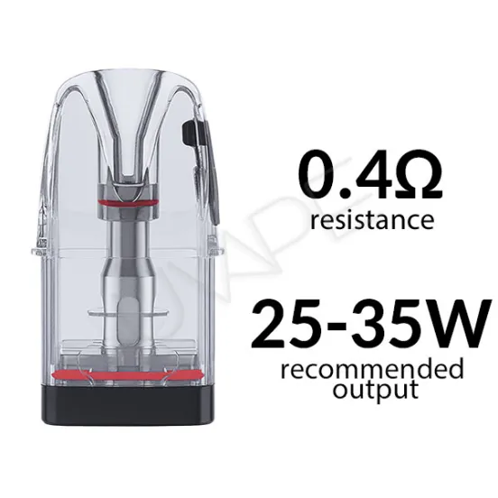 Фото - Uwell GPP Pod side fill 0.4 Ом картридж (3 мл)