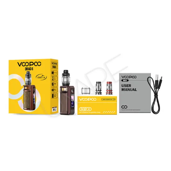 Фото - BOX-мод Voopoo Drag 6 4400 мАч Red