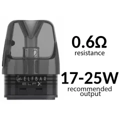 Elf Bar ELFX 0.6 Ом Картридж 2 мл