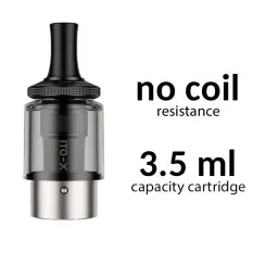 Фото - Картридж для Voopoo ITO-X Pod 3.5 мл Black (без випаровувача)
