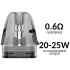 Фото - Картридж для Vaporesso Luxe X Dual Mesh 0.6 Ом, 5 мл