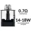 Фото - VooPoo Vrizz 15 мл 0.7 Ом (CRC) картридж