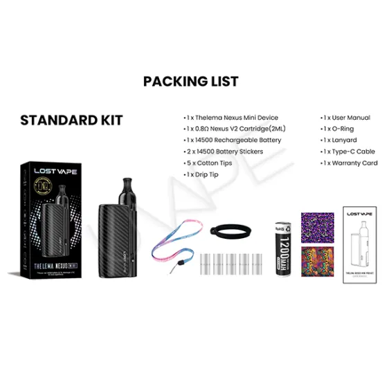 Фото - POD-система Lost Vape Thelema Nexus Mini 1200 мАг