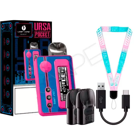 Фото - Многоразовая POD система Lost Vape Ursa Pocket 1200 мАч Ice Blade