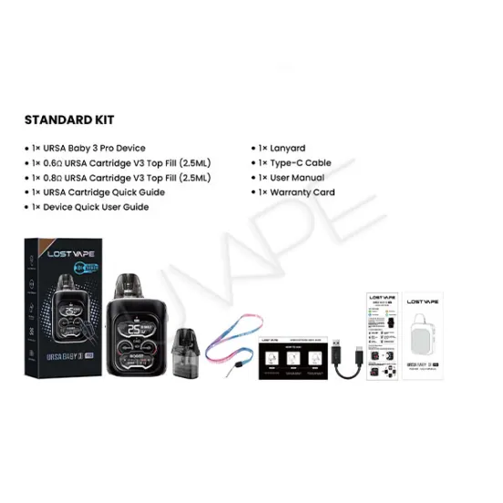 Фото - POD-система Lost Vape Ursa Baby 3 Pro 1300 мАг