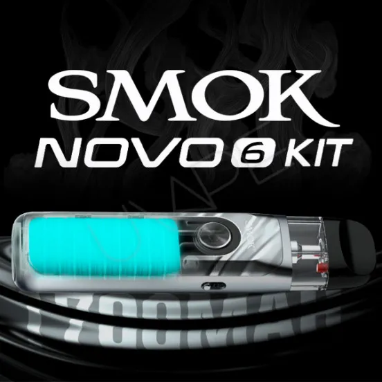 Фото - Багаторазова ПОД система Smok Novo 6 1700 мАч Mineral Green