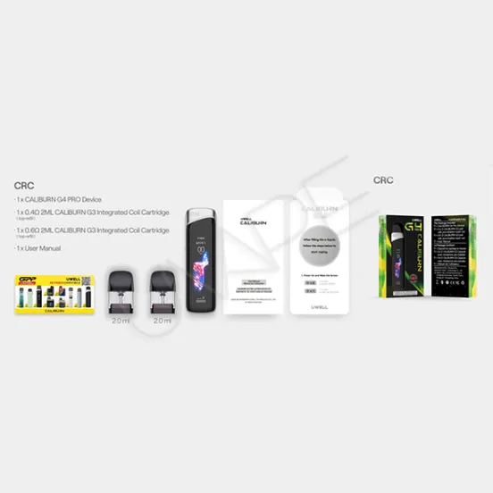 Фото - POD-система Uwell Caliburn G4 PRO 1800 мАг Frost White