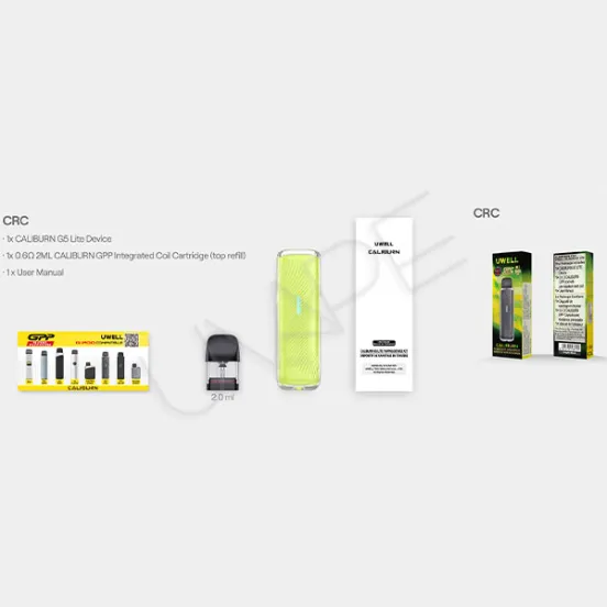 Фото - POD-система Uwell Caliburn G5 Lite 1600 мАч Mint Green