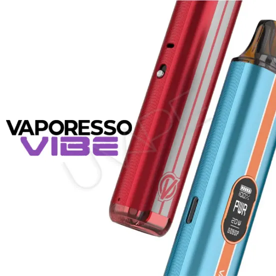 Фото - Багаторазовий под Vaporesso Vibe 1100 mAh - Cherry Pink
